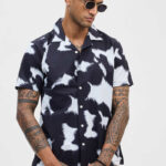 Black Abstract Box Fit Shirt