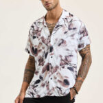 Black Abstract Box Fit Shirt