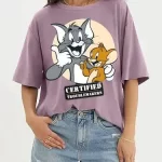 Vylo Women’s Cotton Oversized T Shirts Loose Fit Crewneck Short Sleeve Tops Summer Casual Blouse Basic Tee